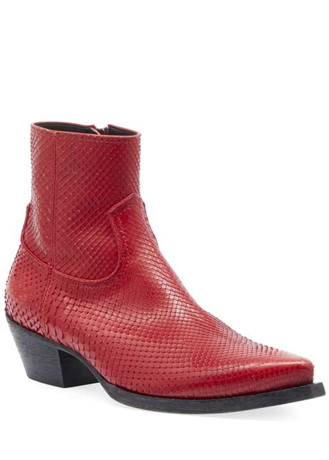 Saint Laurent Men's Lukas Ankle Boots 